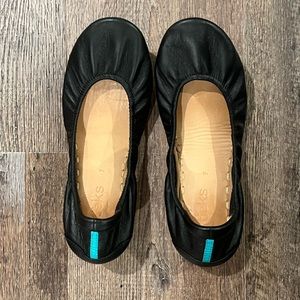 Tieks ballet flats black size 7